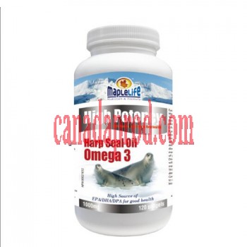 Maplelife High Potency Harp Seal Oil Omega-3 1000mg 120softgels