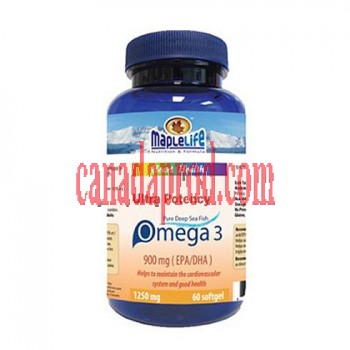 Maplelife Omega-3 Ultra Potency 1250mg 60softgels