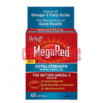 MegaRed Extra Strength Omega-3 Krill Oil 45softgels