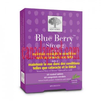 New Nordic blue berry strong 60coated tablets