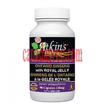 Atkins Ontario Ginseng with Royal Jelly 90capsules