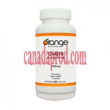 Orange Naturals  Coenzyme Q10 Naturally Derived 100mg 60capsules