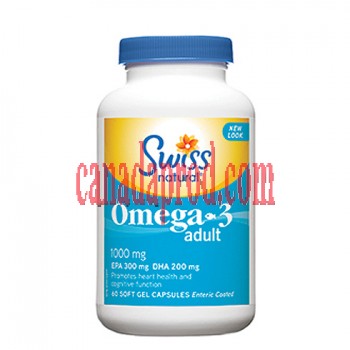 Swissnatural Omega-3 Adult 1000mg 60softgels