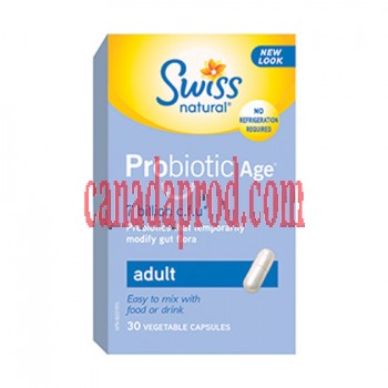 Swissnatural Probiotic Age Adult 30vegetable capsules