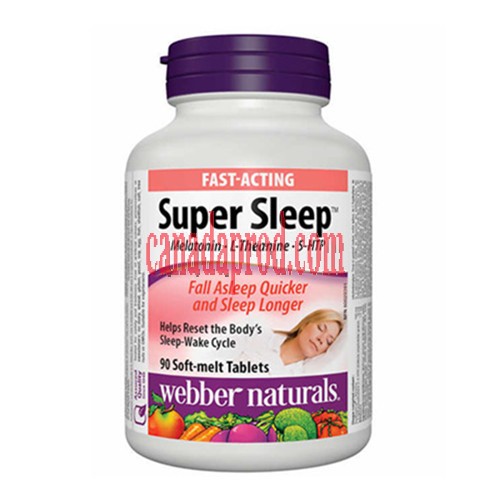 webber naturals Super Sleep Soft Melt Tablets 90count