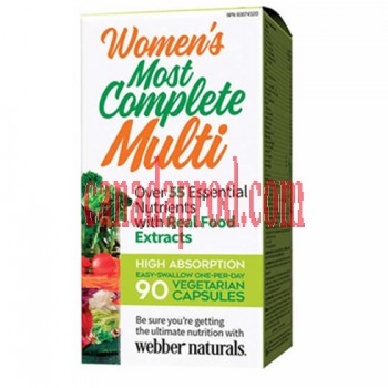 webber naturals Women’s Most Complete Multi 90 vegetarian caps