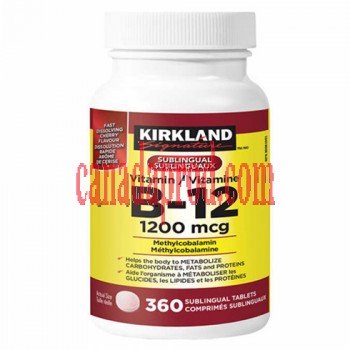 Kirkland Signature Vitamin B12, 1200mcg 360 Tablets