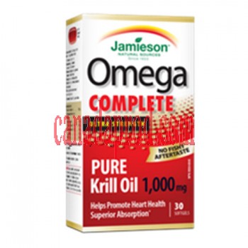 Jamieson omega complete Ultra Strenth krill 1000mg 30softgels.