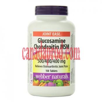 Webber Naturals Glucosamine, Chondroitin & MSM 150 Tablets