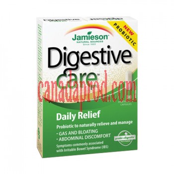 Jamieson Digestive Care Daily Relief 30capsules.