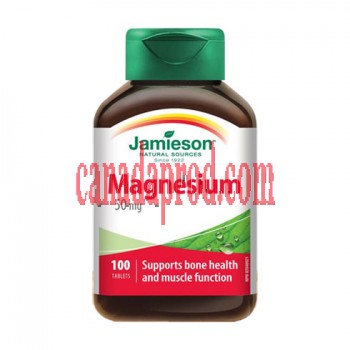 Jamieson Magnesium 50mg 100tablets.