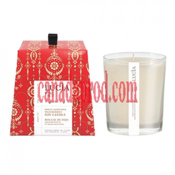 Lucia Sweet Almond & Wild Berries Soy Candle 50h