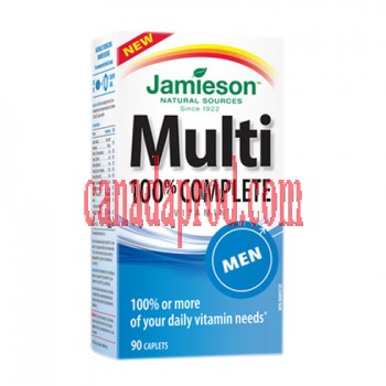 Jamieson Multivitamin 100% Complete for Men 90 caps.