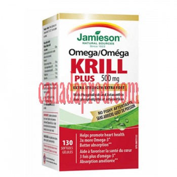 Jamieson Omega Krill Plus, 130 Softgels