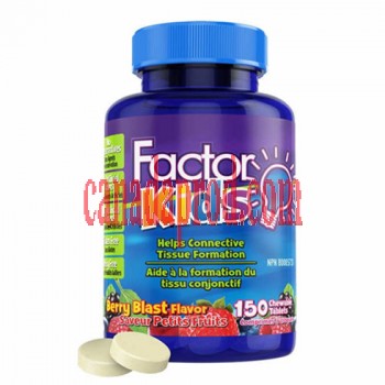 Factor Kids Complete Daily Vitamin 150 Chewable Tablets