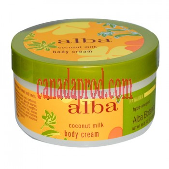 Alba Botanica Body Cream Coconut Milk 180g