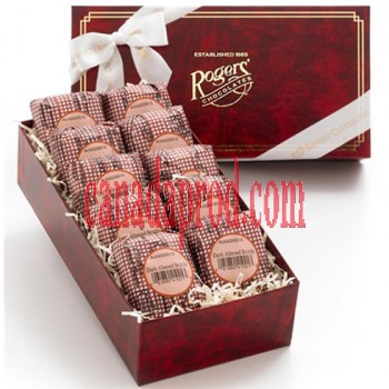 Rogers Chocolates DARK CHOCOLATE ALMOND BRITTLE 10 PIECES 340g
