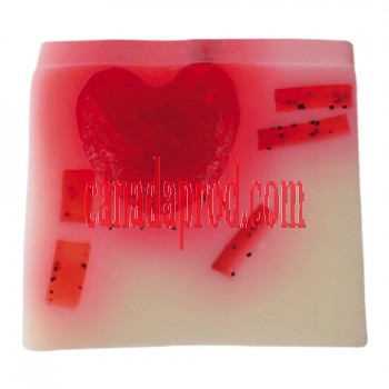 Bomb Cosmetics Crazy Cupid Handmade Soap Slice 100g