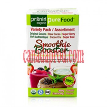 Pranin Organic PureFood Smootie Booster-Variety PK 12x30g