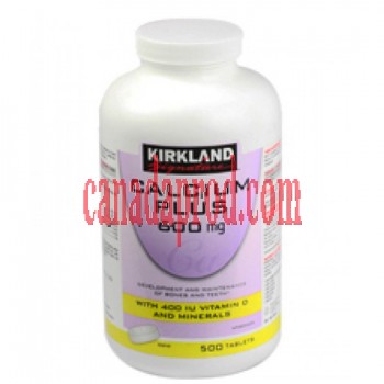 Kirkland  Signature Calcium Plus D3 600mg 500tablets