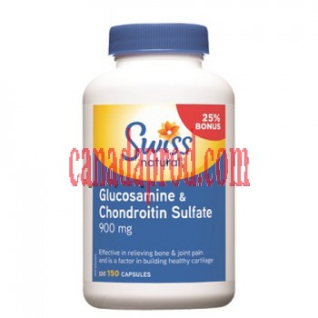 Swiss Naturals Glucosamine & Chondroiton Sulfate 900mg 150 caplets
